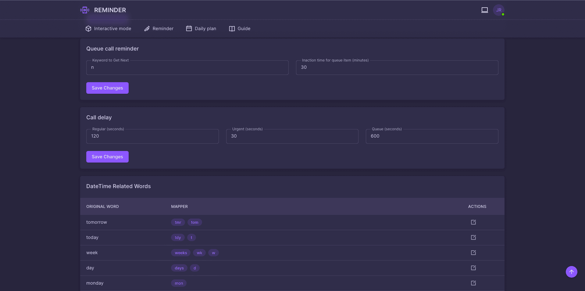 IVR phone command & call logs