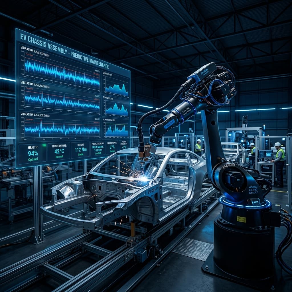 IIoT Predictive Maintenance Sensor for EV Manufacturing