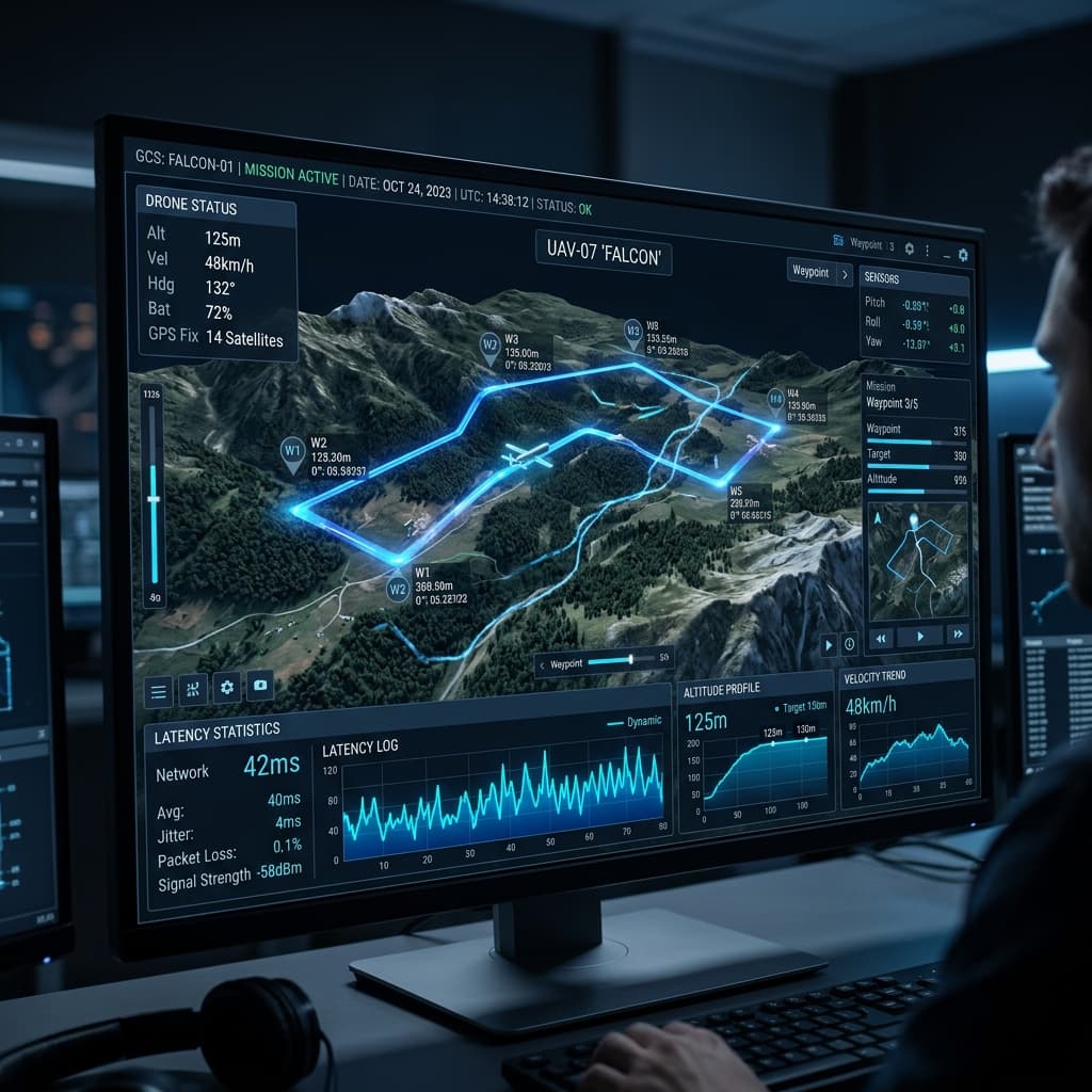 Custom Embedded Flight Control System for Autonomous UAV